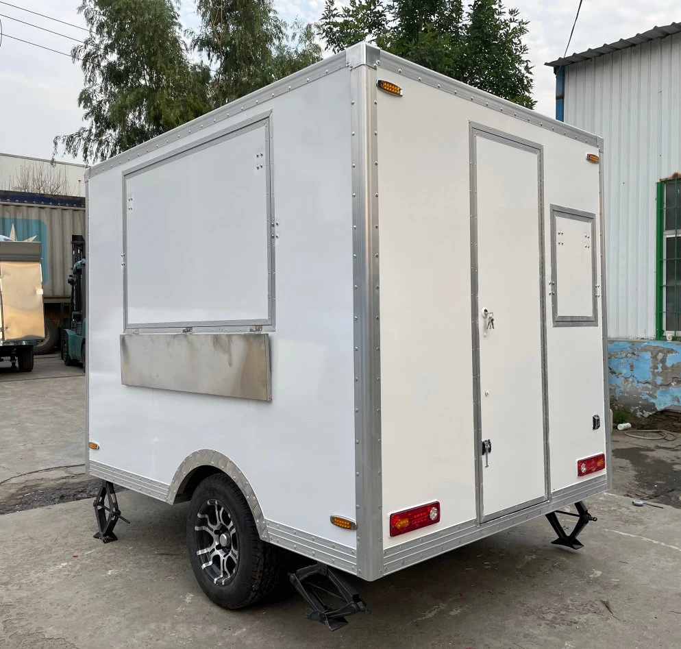 Tune Best Selling Trailer Type Mobile Fast Food Concession Cart Coffee Vans for Sale