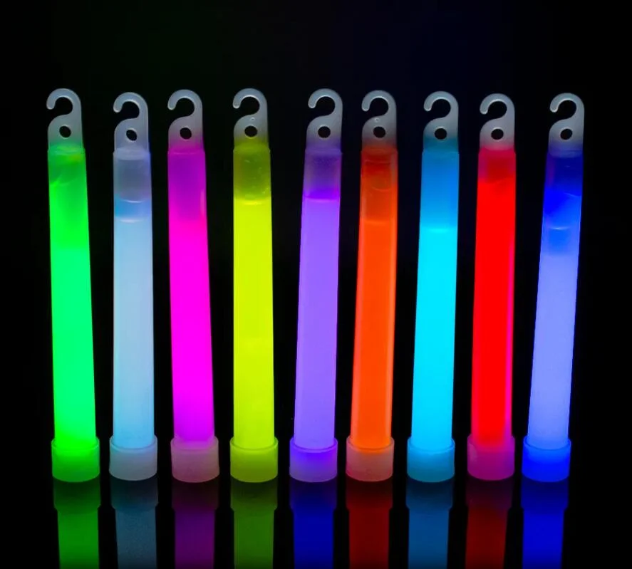 Hot Sales Glow Sticks químico Light Stick 6 pulgadas Glowsticks Para Regalos promocionales
