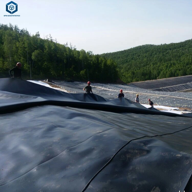 Geotech HDPE мембрана свалки Geomembrane гильзы для захоронения в Австралии