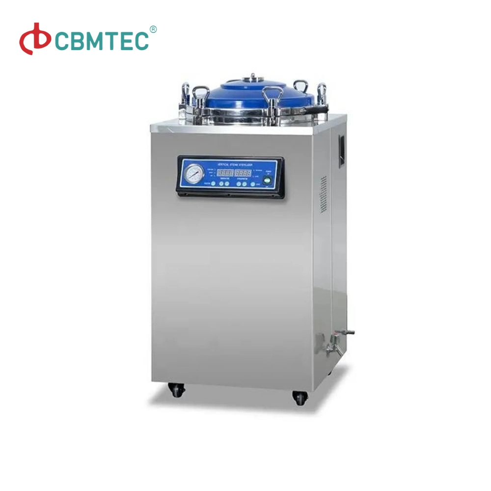 100L Pressure Steam Mecan Vertical Sterilizers Autoclaves Sterilization Equipment Autoclave Sterilizer