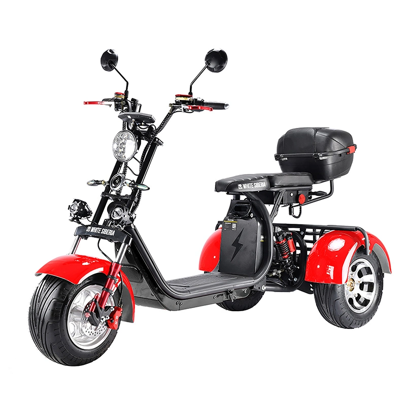 3 Wheels Powerful Adult Citycoco Electric Scooter 1500W 60V20ah with EEC Coc