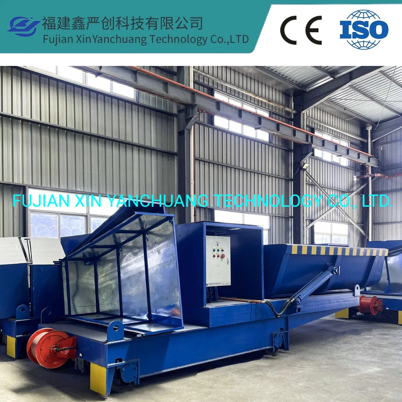 Scrap Charging Machines for Charging of Front Loading Induction Melting Furnaces