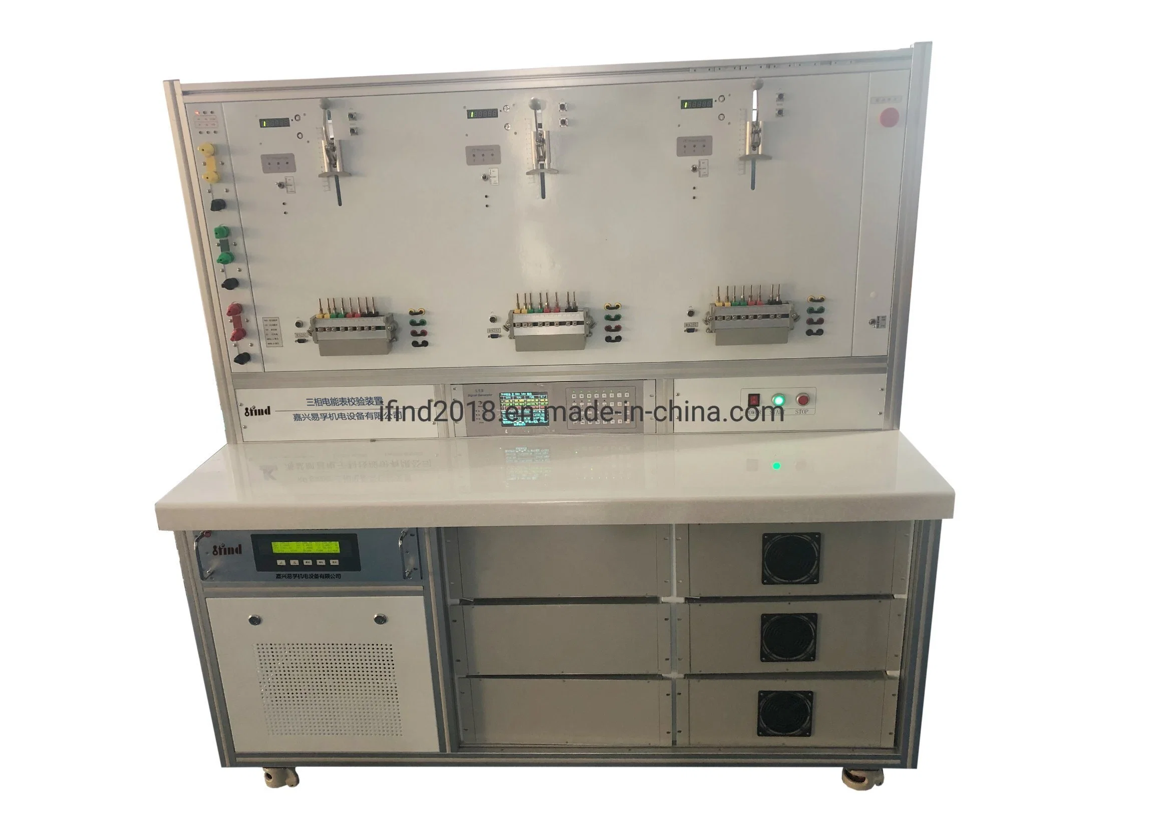 Original Factory 0.05 Class 24 Positions Single Phase Energy Meter Calibration Test Bench Machine