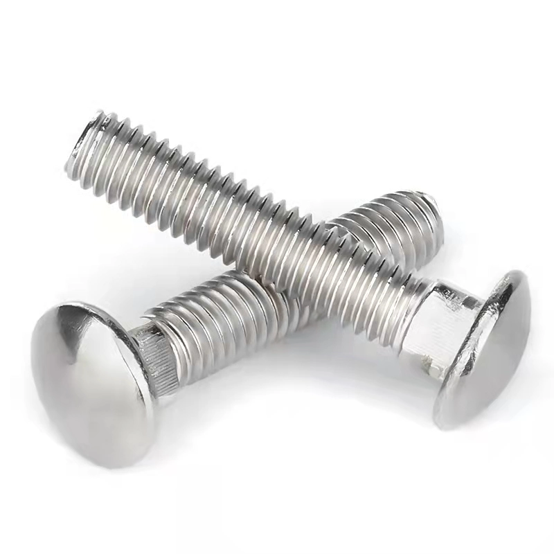 8.8 / 10.9 /12.9 Grade Carbon Steel Blue White Zinc Plated DIN 603 Carriage Bolt