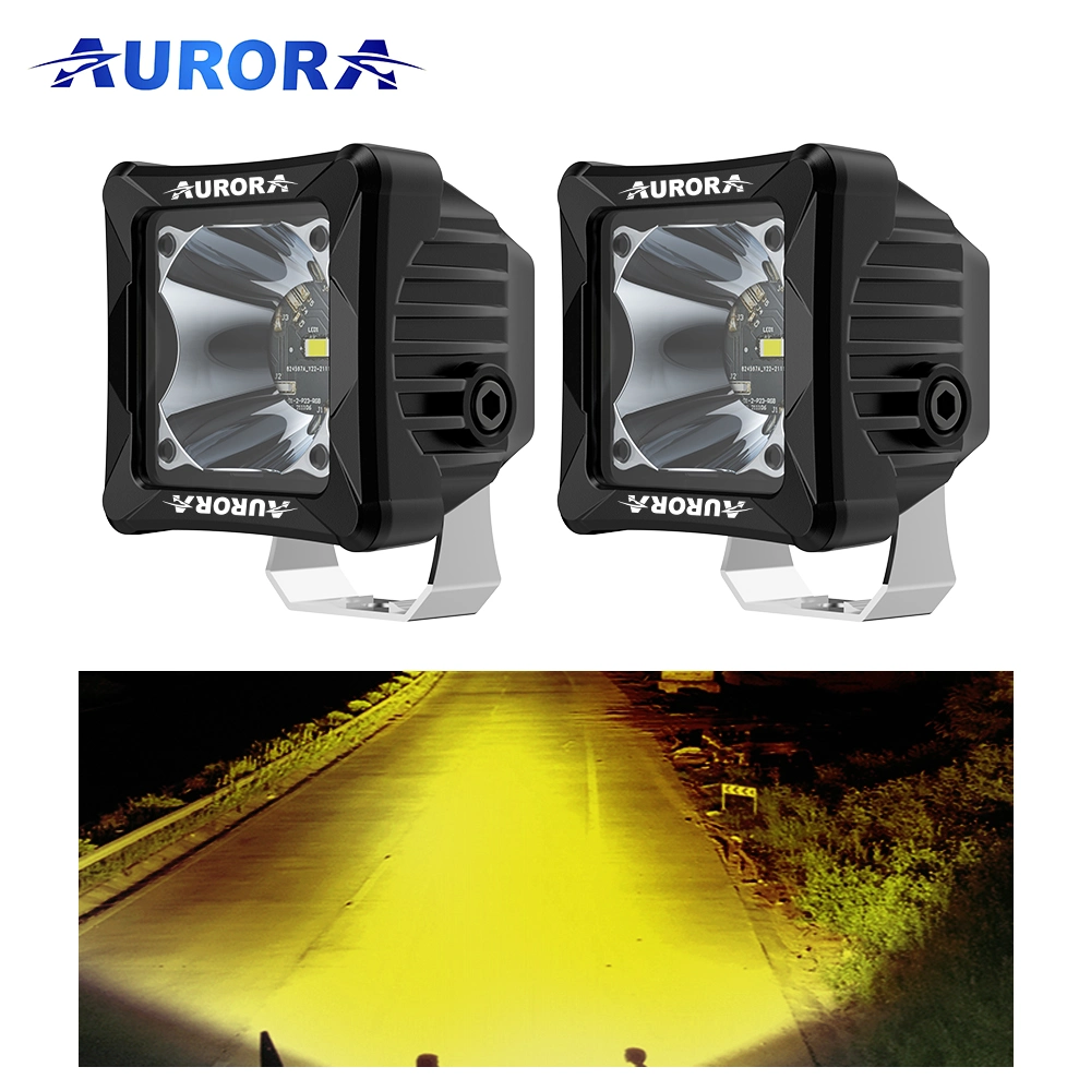 Aurora New LED Work Light 2'' Spot Beam White/Yello Color 30W LED Work Lamp for Truck Offroad Light