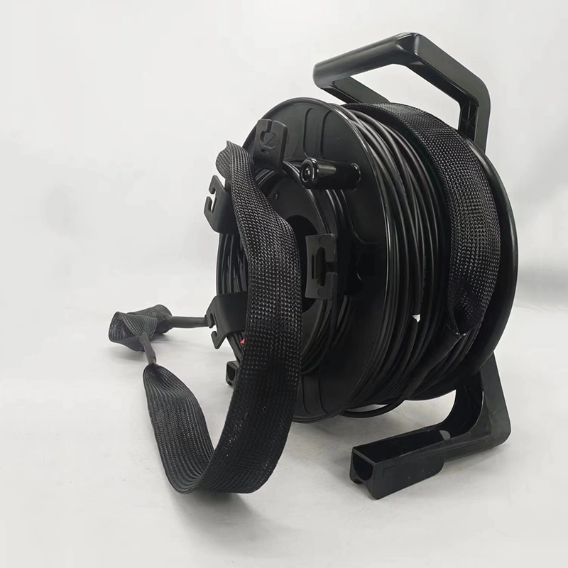 Armored Tactical Cable Reel for Complex Environment Armored Tactical Field Use