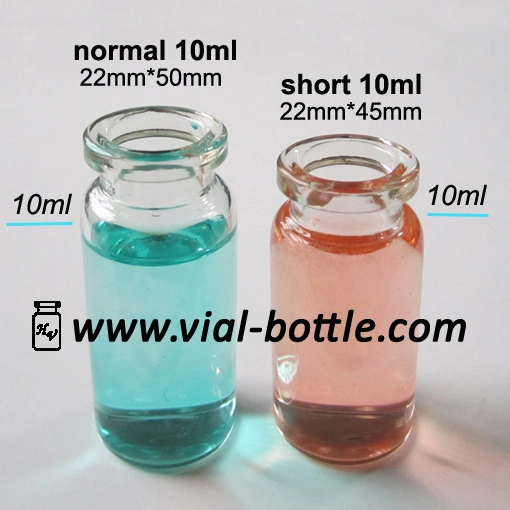 Normal 10ml Vial Short 10ml Vial Small Quantity