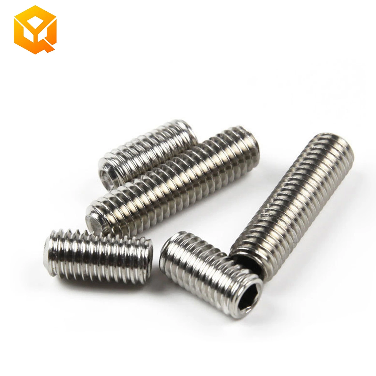 China Wholesale/Supplier Headless Hexagon Allen Screw Flat Point OEM Brass Stainless Steel DIN913 M2 M3 M6 Hex Socket Head Grub Set Screw