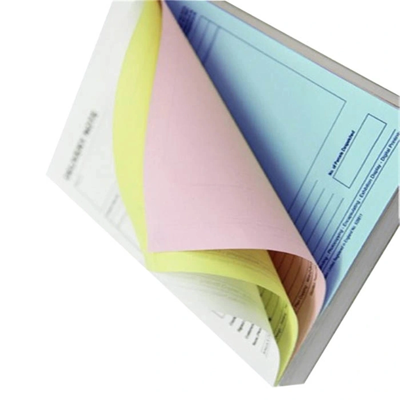 Factory Hot Sale Business Forms Carbonless Paper Blue Image Carbonless Paper Roll Top Quality Computer Print Paper