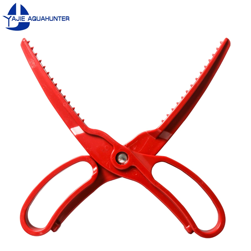 Fishing Pliers Plastic Fish Clamp Grip Catch Release Tool Fish Body Holder Tongs Scissors Grabber Tackle Fishing Pliers