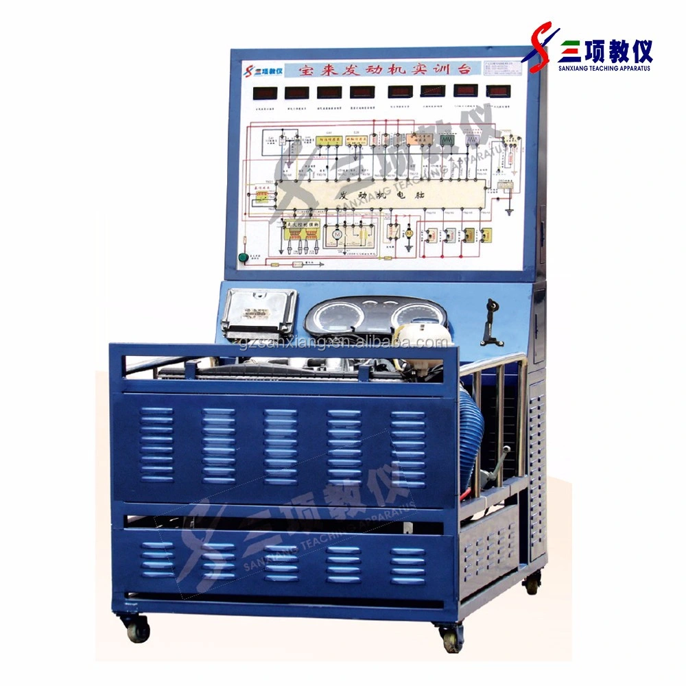 Electronic Fuel Injection System Teaching Board Gasoline Vehicles Trainer Educational Training Equipment