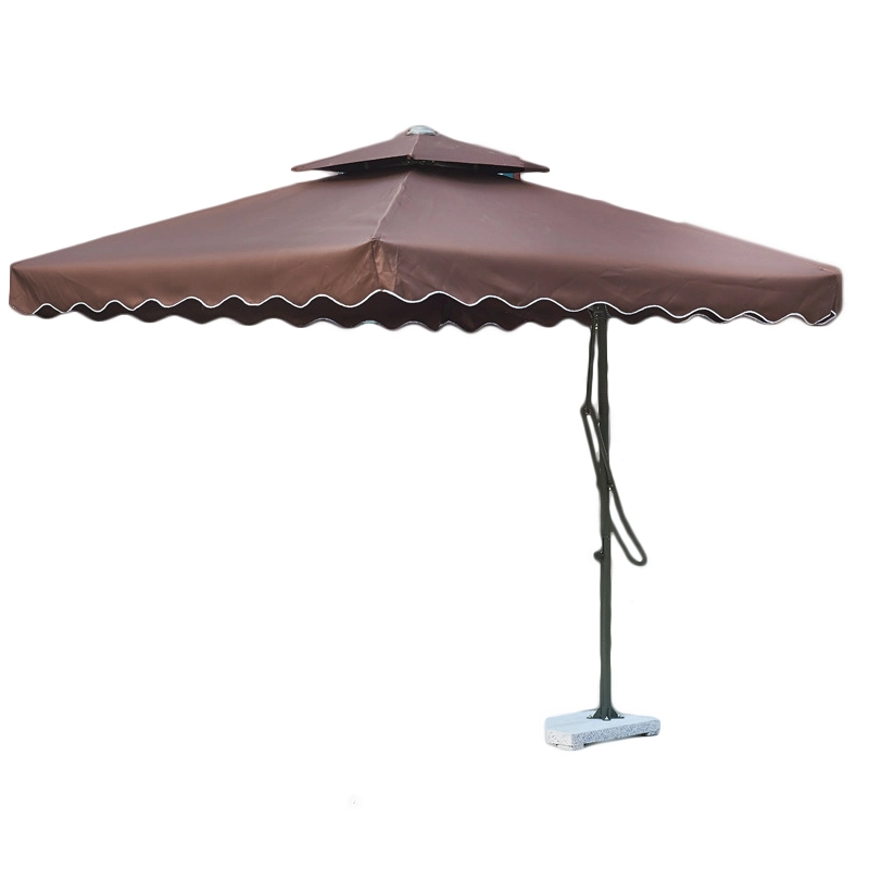 Outdoor Garden Furniture Polyester Metal Aluminum Alloy Sunshade Umbrella Patio Umbrella Beach Umbrella