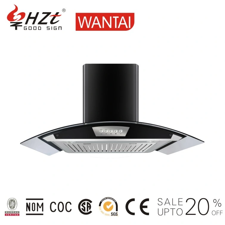 New Style Ss Island Range Hood with Push Switch