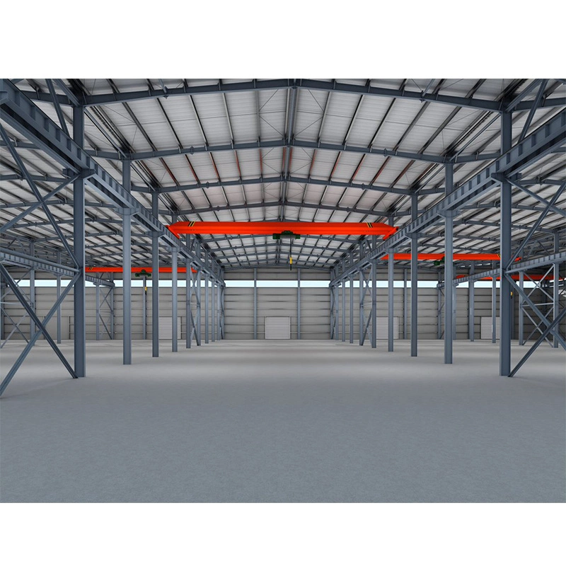 Metal Building Materials Prefab Steel Frame Workshop Warehouse Mezzanine