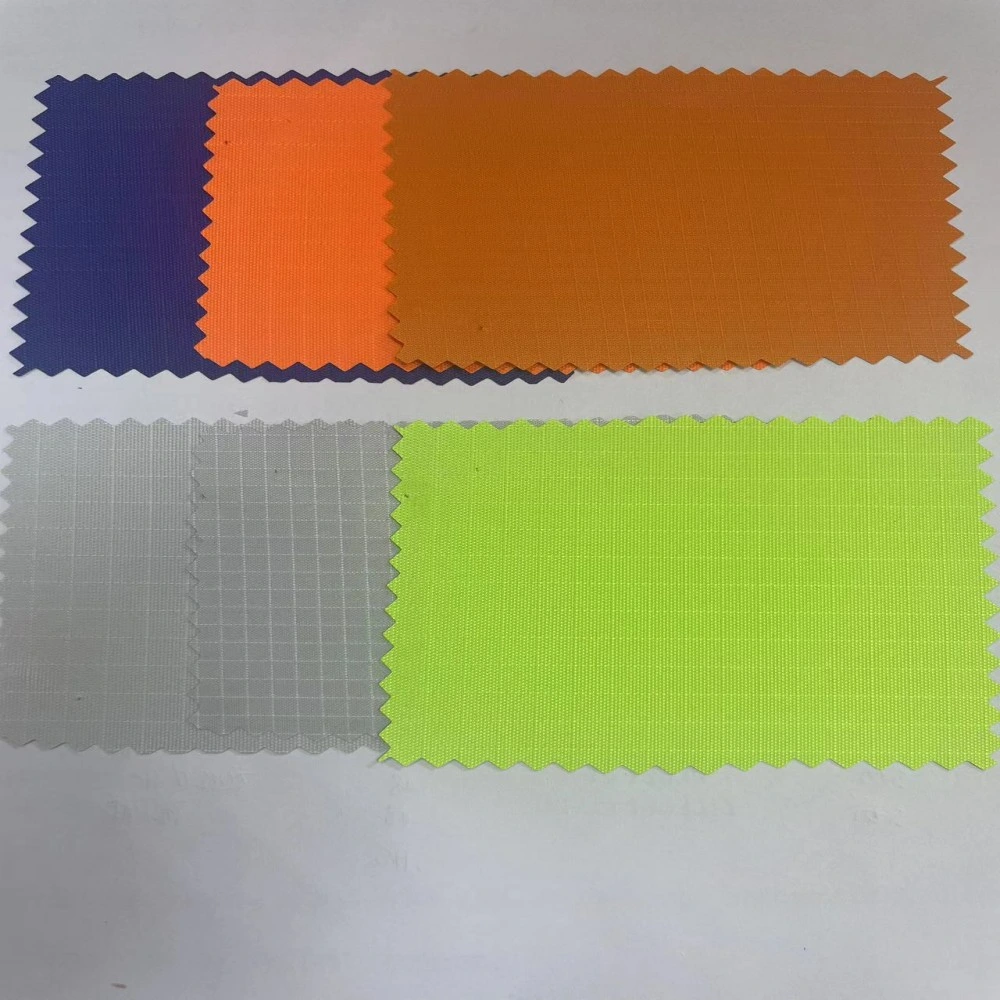 100% Polyester Waterproof 210d 0.4 Grid PVC Coating Oxford Fabric for Car