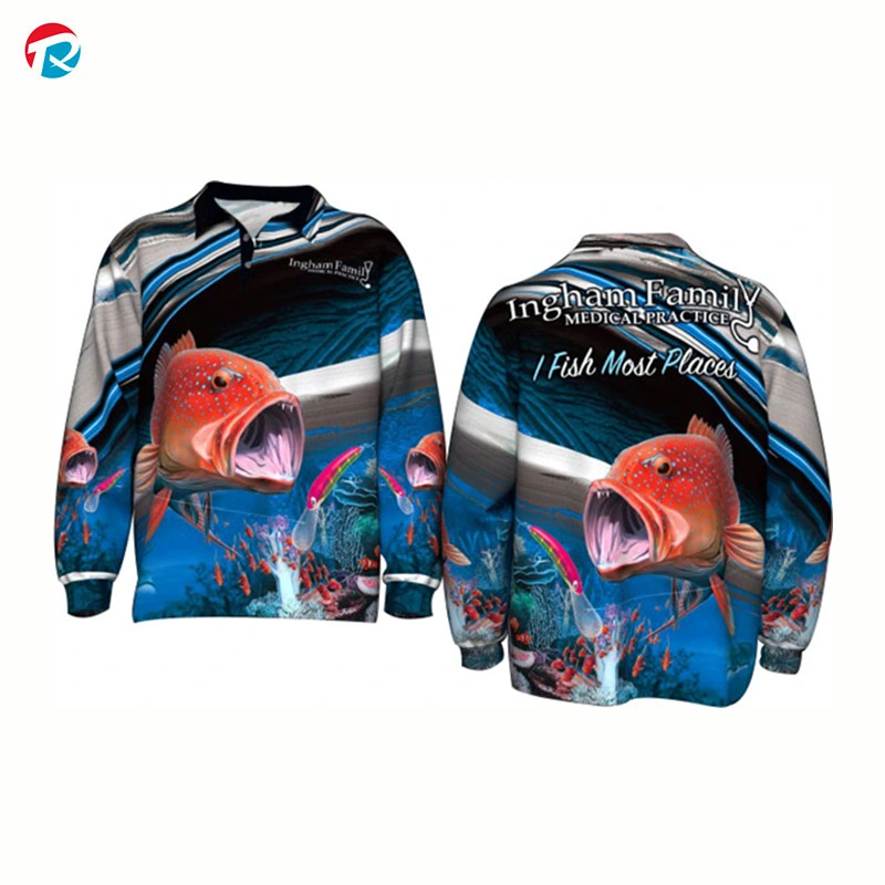 Quick Dry Fishing Long Sleeve Wholesale/Supplier Custom Jersey Fish Kids Fishing Shirts