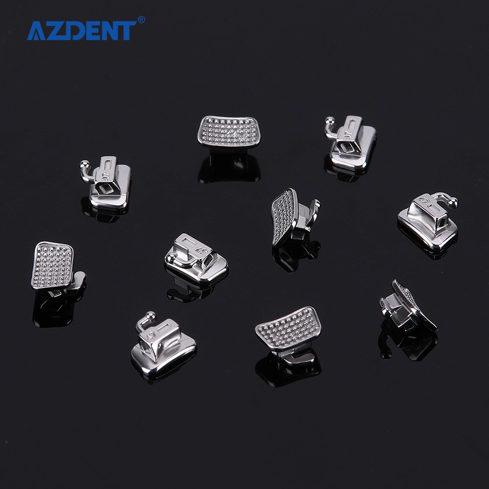 Hot Sale Azdent Monoblock Dental 2ND Non Convertible Orthodontic Roth/Mbt 022 Buccal Tube Marked