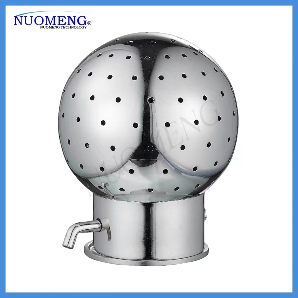 Sanitary Stainless Steel Bolted Fixed Cleaning Ball (SMS-NM120008)