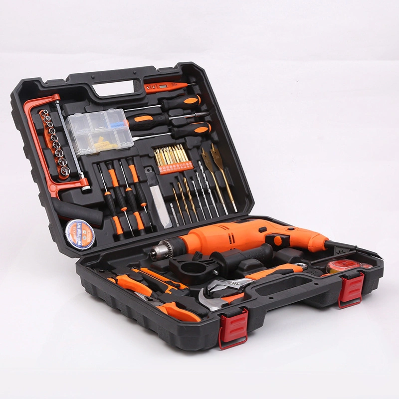 Household Tools Package Hardware Set Electric Drill Home Electrician Maintenance Multi-Functional Portable Hardware Tools 108PC