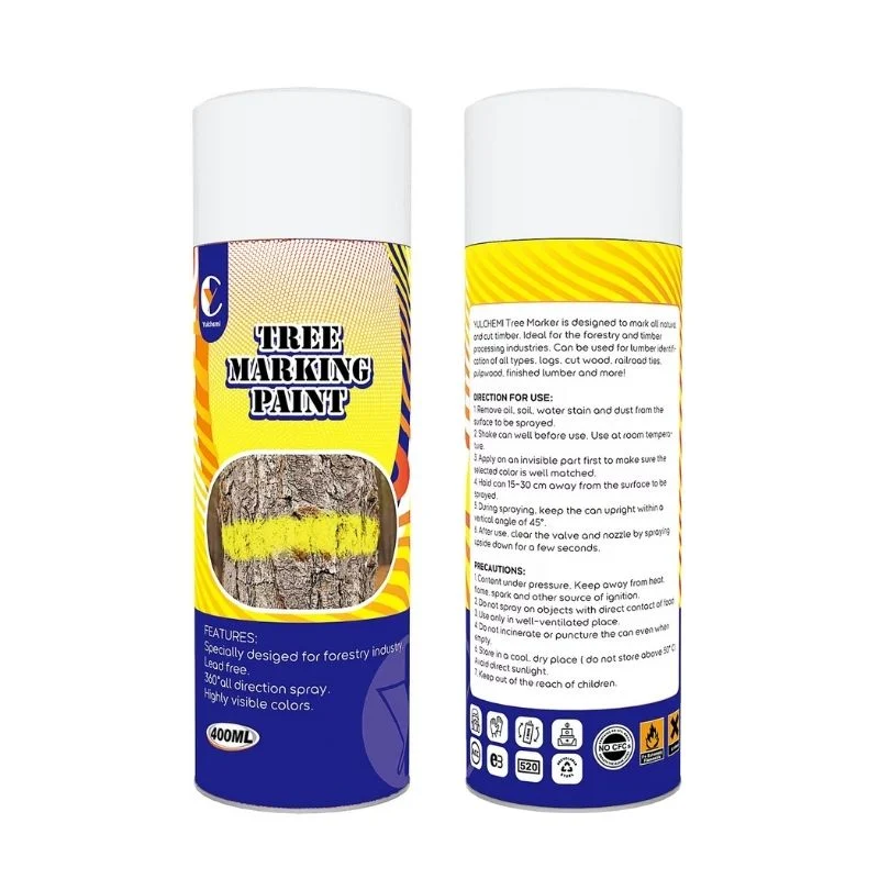 500ml 400ml Aerosol Line Tree Marking Paint Wood Marker Paint Spray