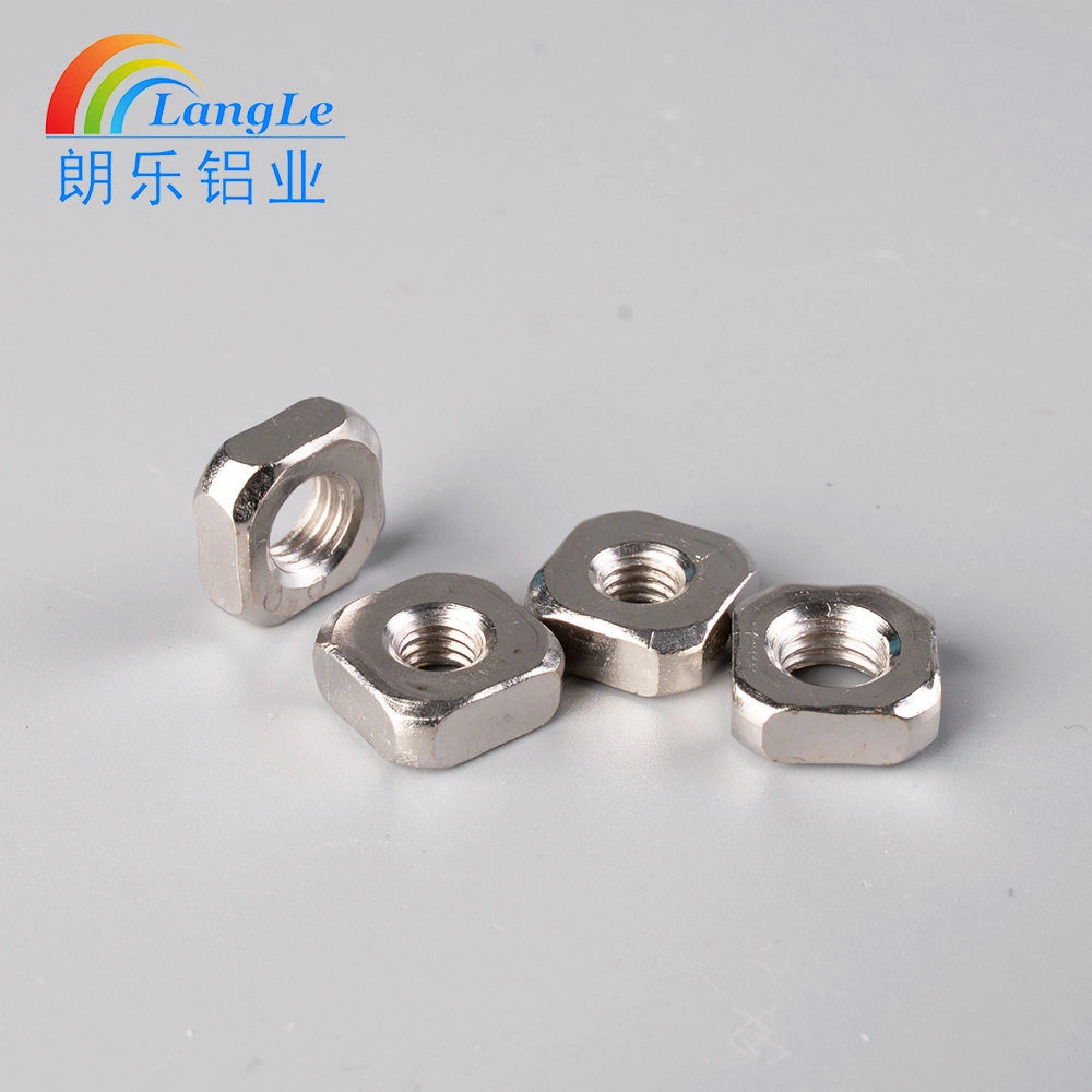 M4 M5 M6 M8 M10 M12 Fasteners Carbon Steel Auto Spring Round Nut for Aluminium Profile