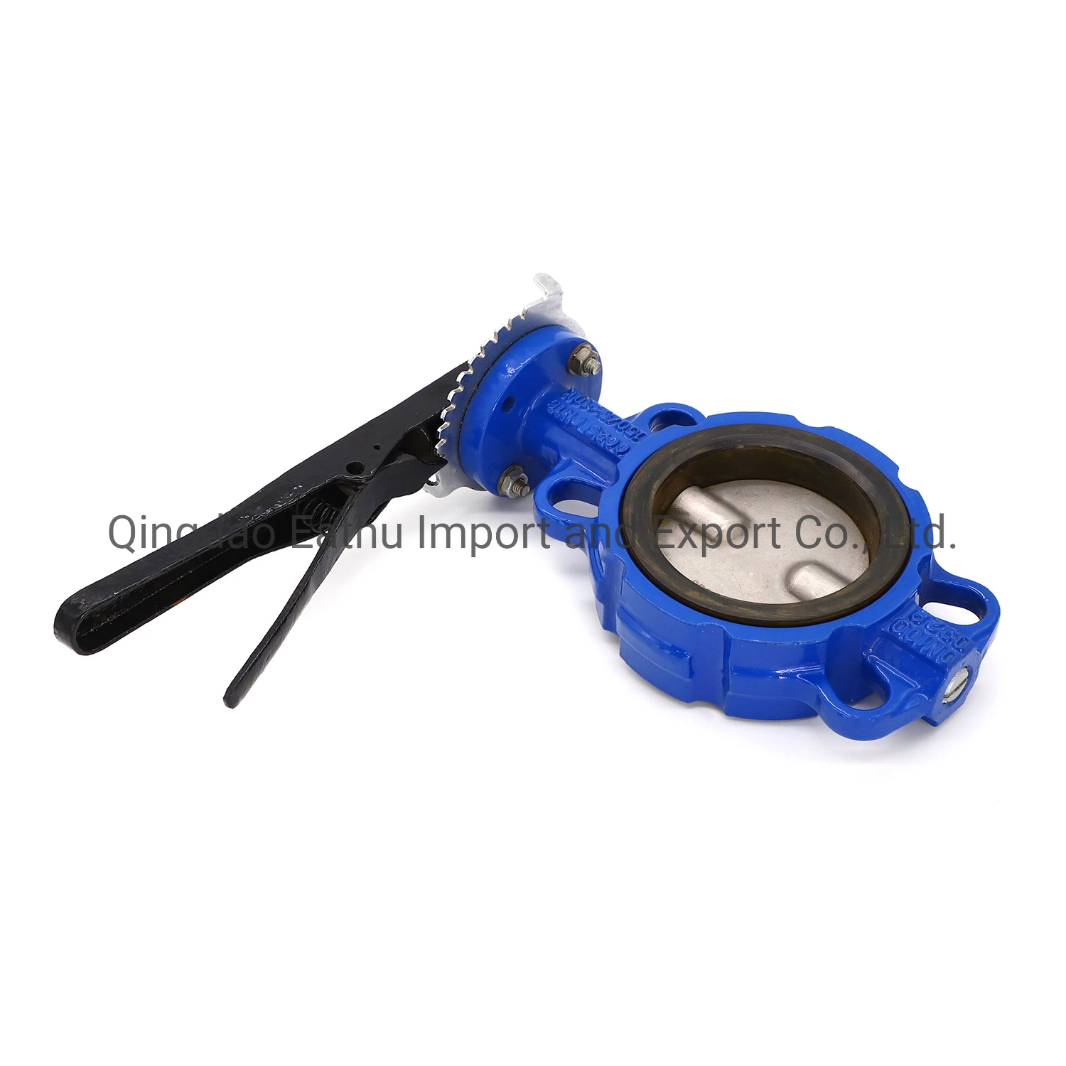 Ductile Iron Cast-Iron Stainless-Steel Seat Wafer Lug Type Double Flange Wafer Lug Butterfly Valve