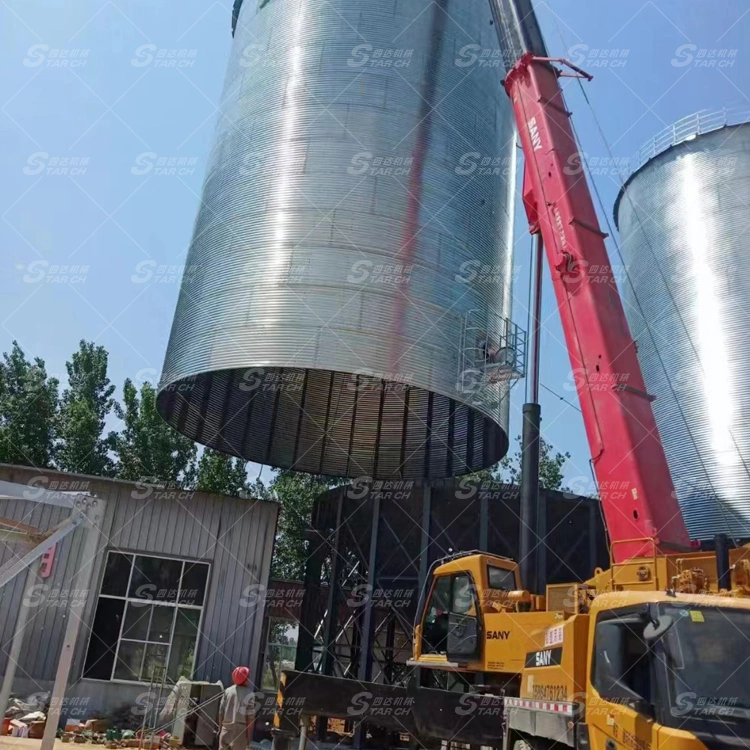 5-5000 Ton Farm Storage Silo Grain bin for Sale Grain Lagerung Stahl Silo Bin Silos 50 Tonnen Getreide Lagerung