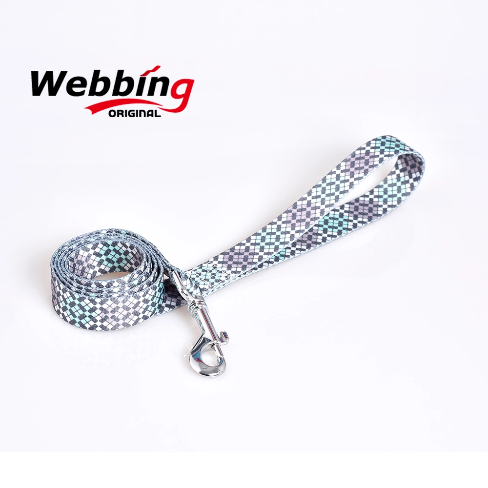 Original Webbing Wholesale/Supplier Pet Supply Printed Dog Collar Leash Custom Design Dog Collar and Leash