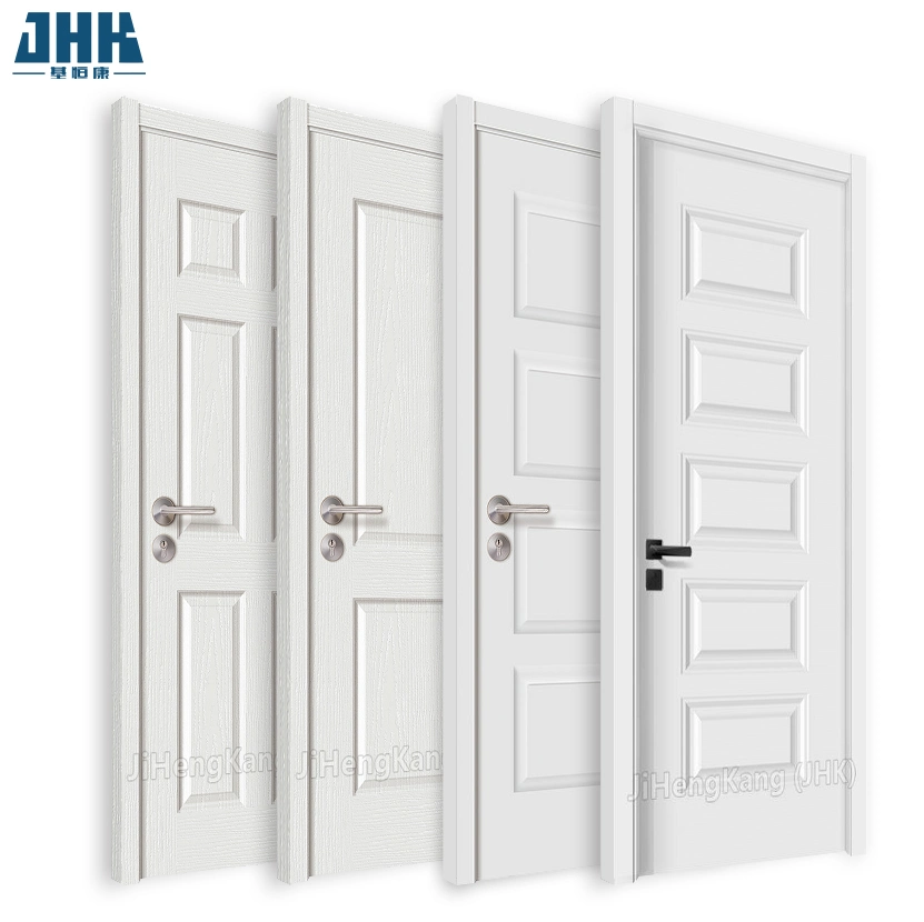 Hot Sale Jhk- FSC Certificate Veneer Shaker Solid Wooden Interior Door