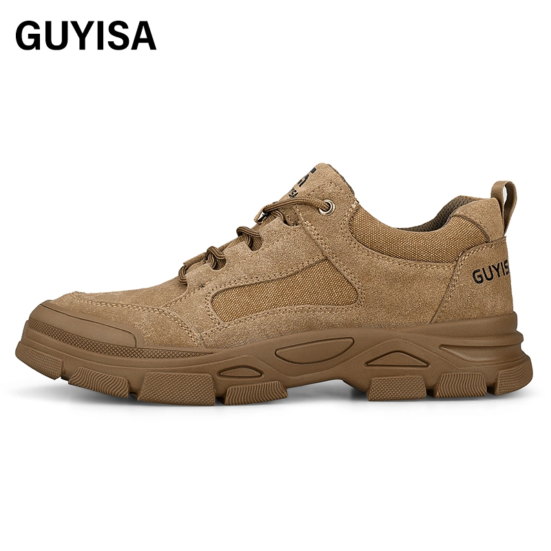 Guyisa Factory Direct Sale Safety Shoes Outdoor Hiking Steel Toe Safety Work Shoes