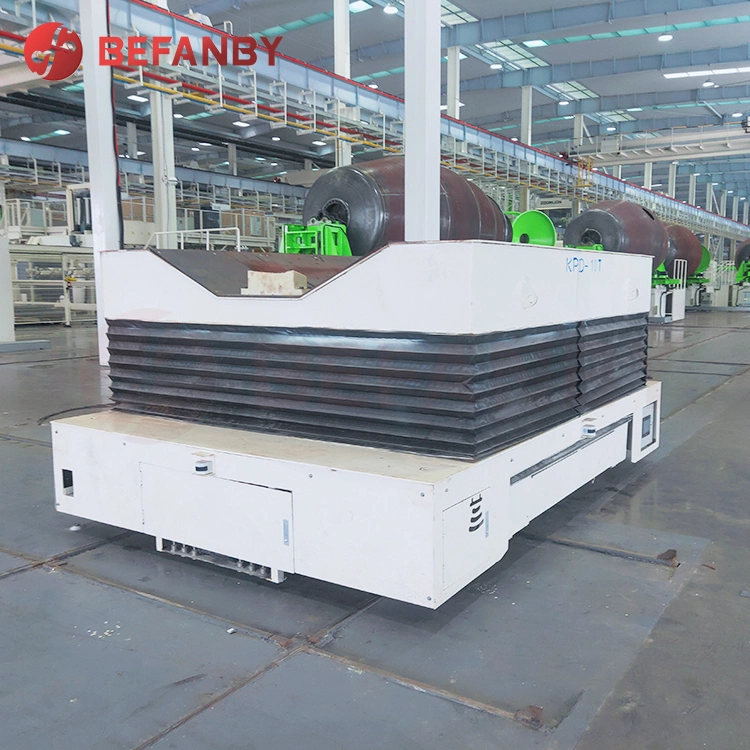 V Frame Steel Coil Transfer Car on Tracks for Aluminium Plant