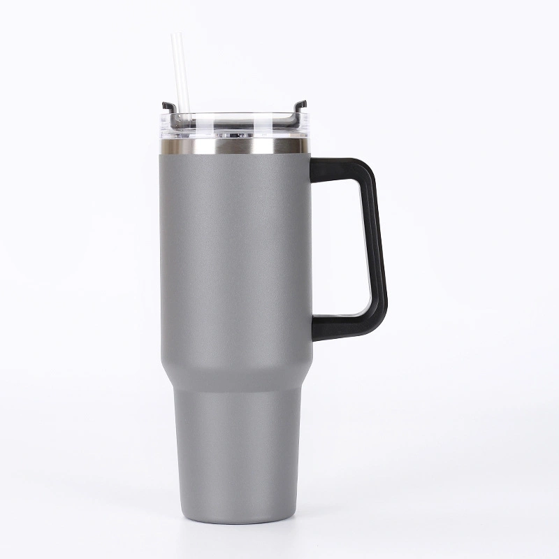 Логотип на заказ, нержавеющая сталь, изолятор, Travel Mug, многоразовый, 40 унций Стакан 40 унции с ручкой