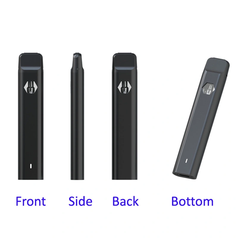 Factory New Arrival Custom D8 D9 D10 Vape Pen with Preheat Function Push Empty 1ml 2ml CB-D Th-C D8 Thick Oil Disposable/Chargeable Vape Pen