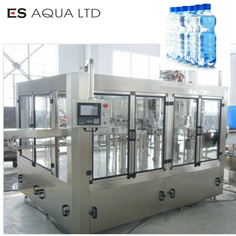 Fully Automatic Carbonated Soft Drinking Liquid Water Bottling Plastic Glass Can Bottle Washing Filling Capping Machine Line