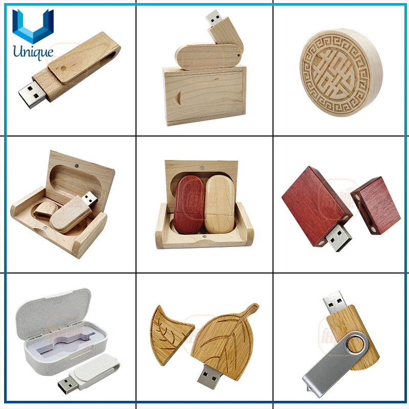 Custom Coportate Gift USB Drive, Creative Design Shape Wood Memory Storage Fash USB Drive