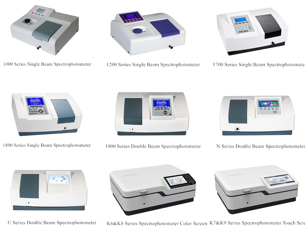 Good Price Single Beam UV-Vis Spectrophotometer 1nm Bandwidth