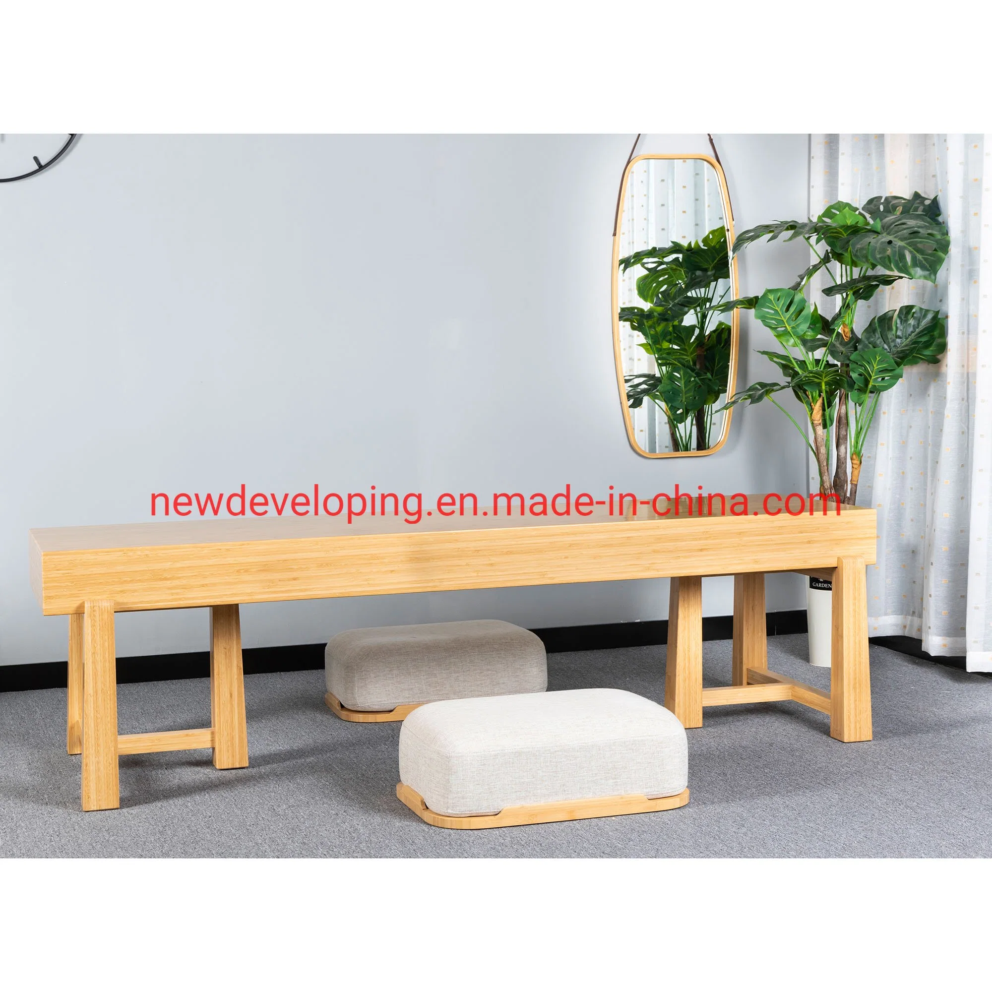 Customized Multi Layer Bamboo Counter Top Tea Table 2 Sit Living Furniture