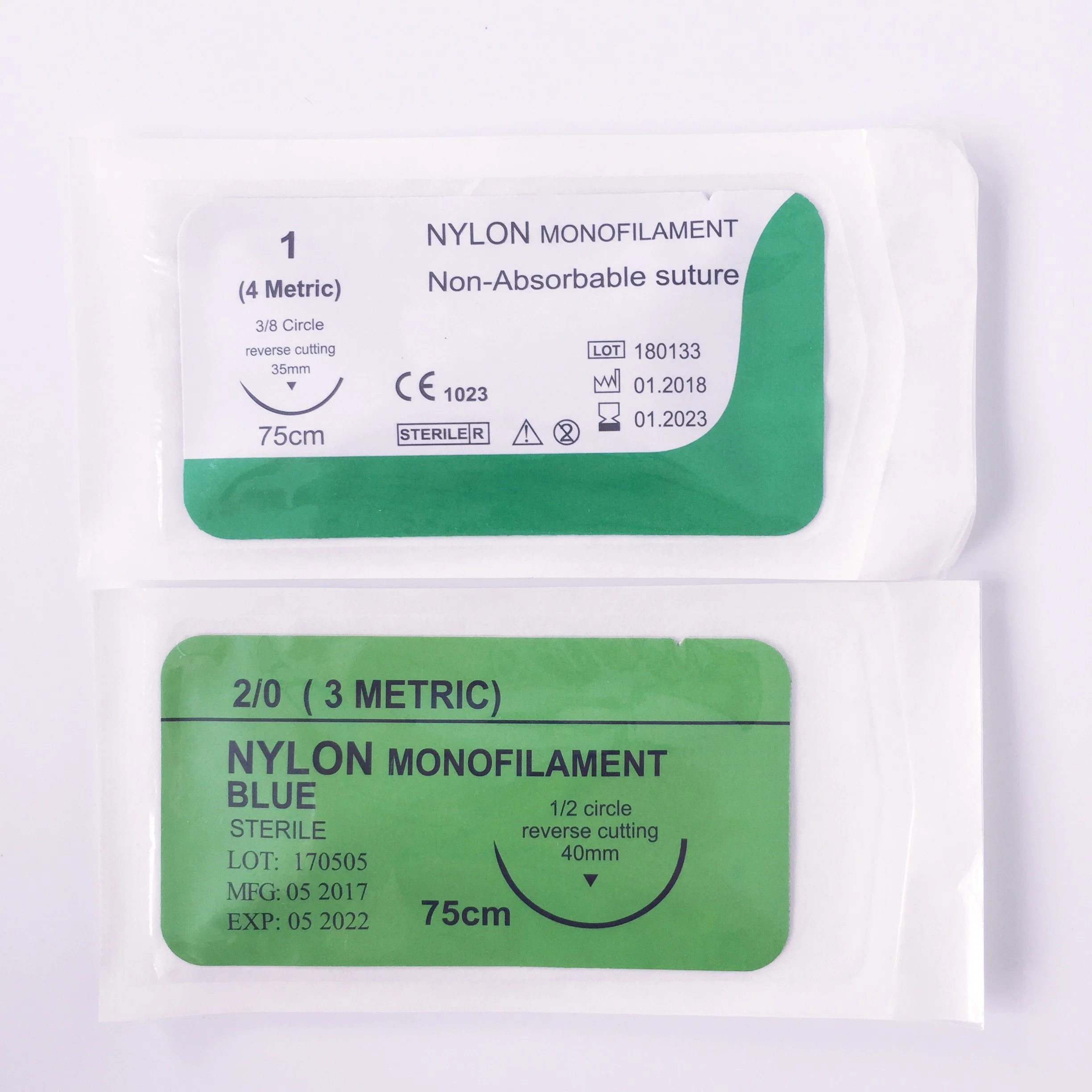 Medical Supply Disposable Non Absorbable Surgical Suture Nylon Monofilament