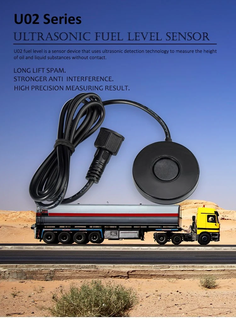 U02 RS485/RS232/Analog/Digital Output GPS Vehicle Tracking Diesel Fuel Tank Level Sensor with Alarm