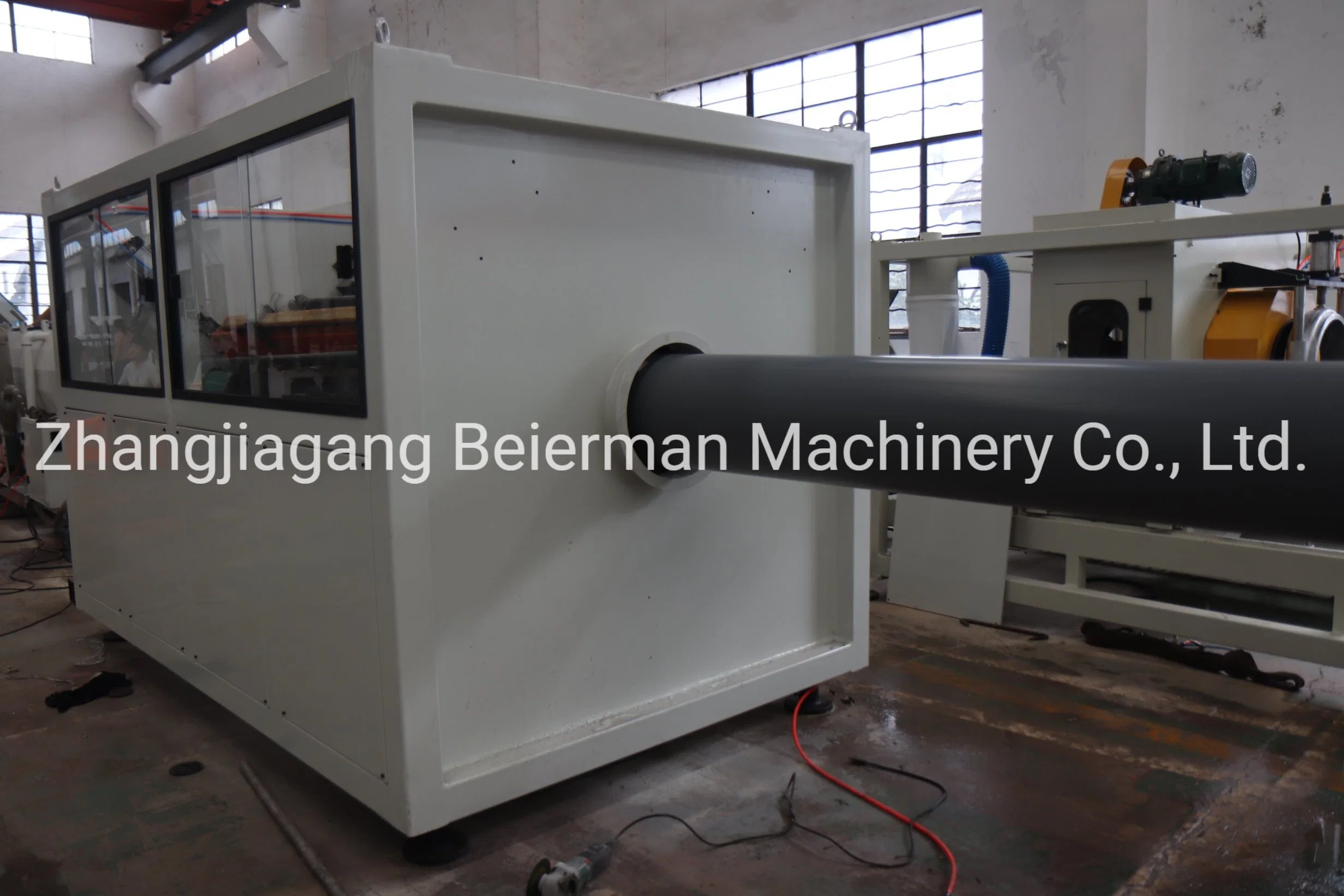 Beierman Sjsz Series Twin Screw Extrusion 125mm-250mm PVC UPVC Pipe Machine Line Plastic Pipe Production Line with Ring Type Socketing Machine