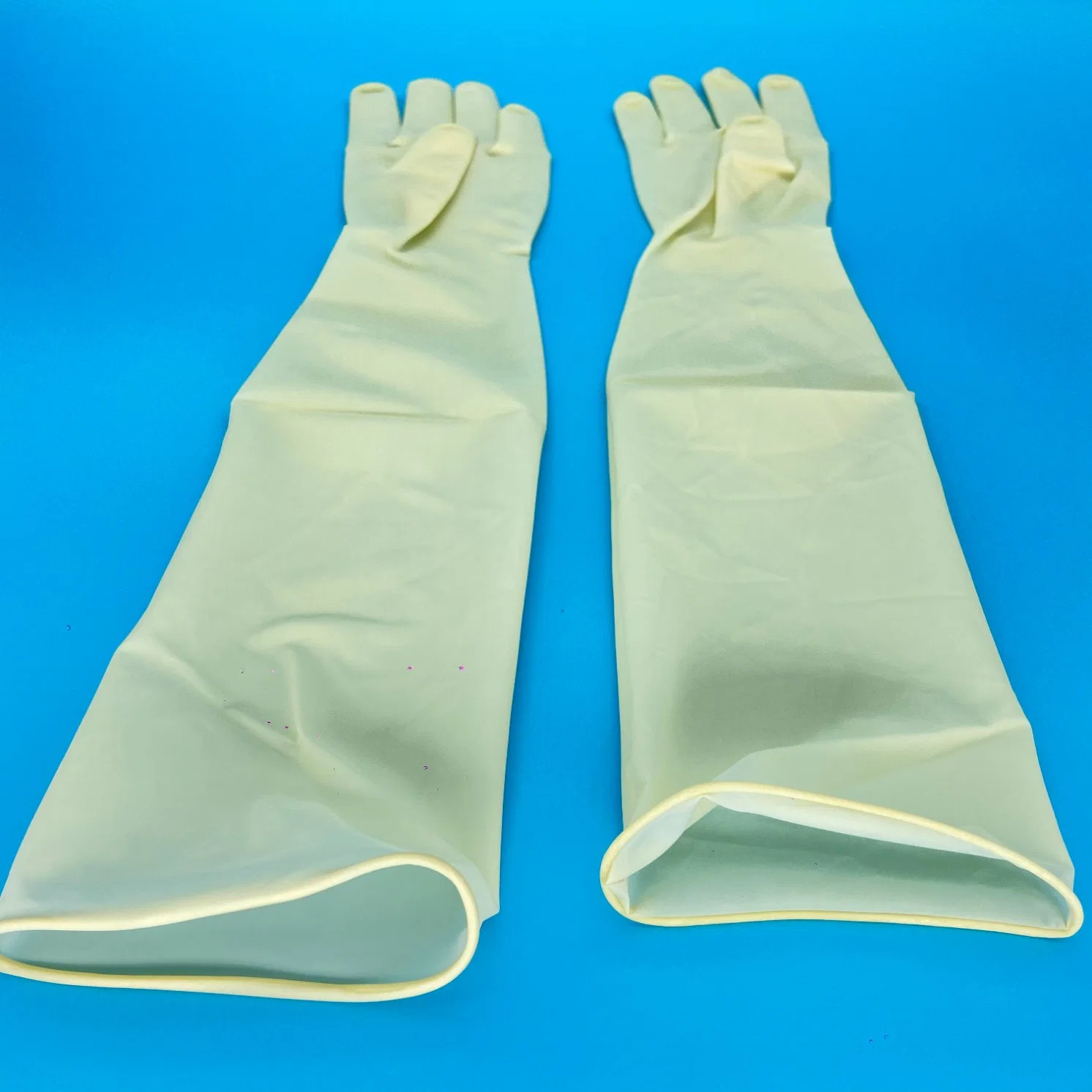 Medizinischer steriler Latex-Pulver-Gynäkologischer Handschuh CE/ISO