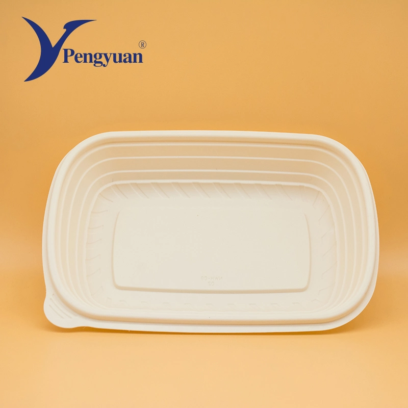 Multi-Style Food Container with Lid and Degradable Corn Starch Material