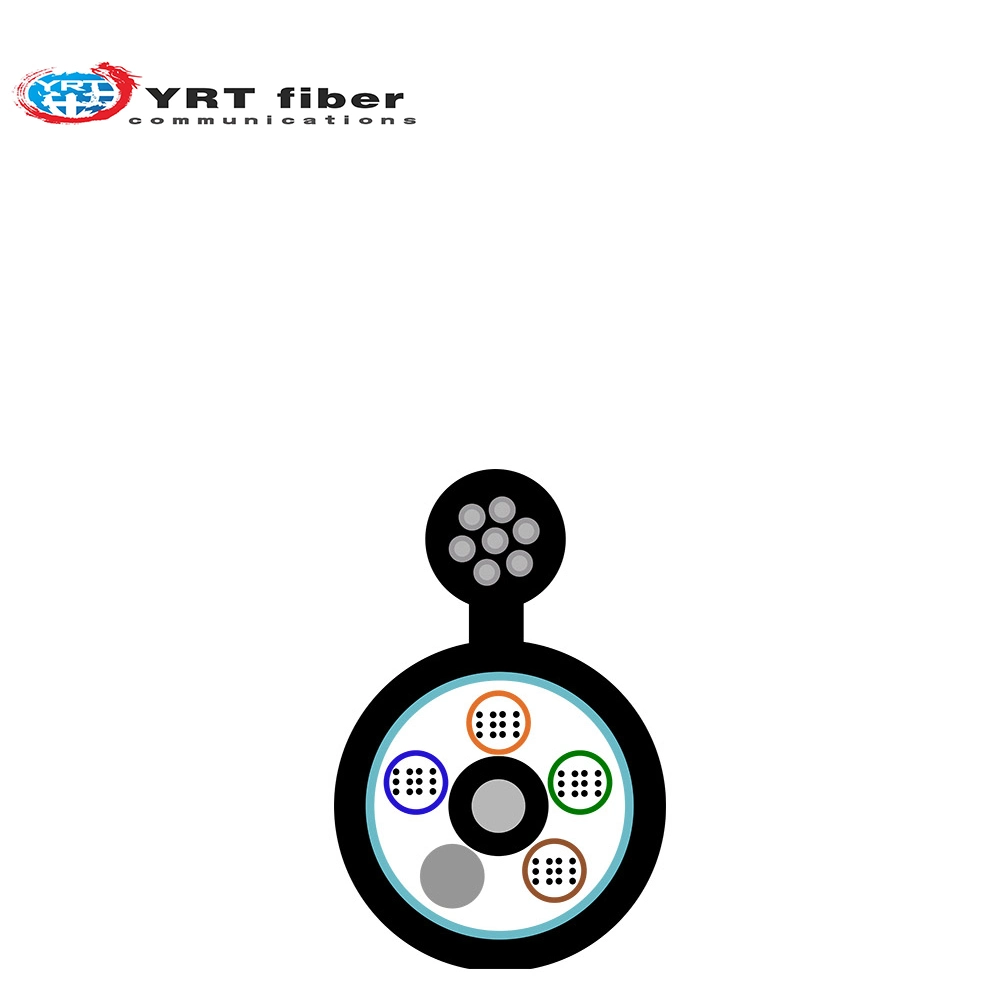 Overhead GYTC8S Outdoor Single-Mode Armored Optical Fiber with Strong Tensile Strength