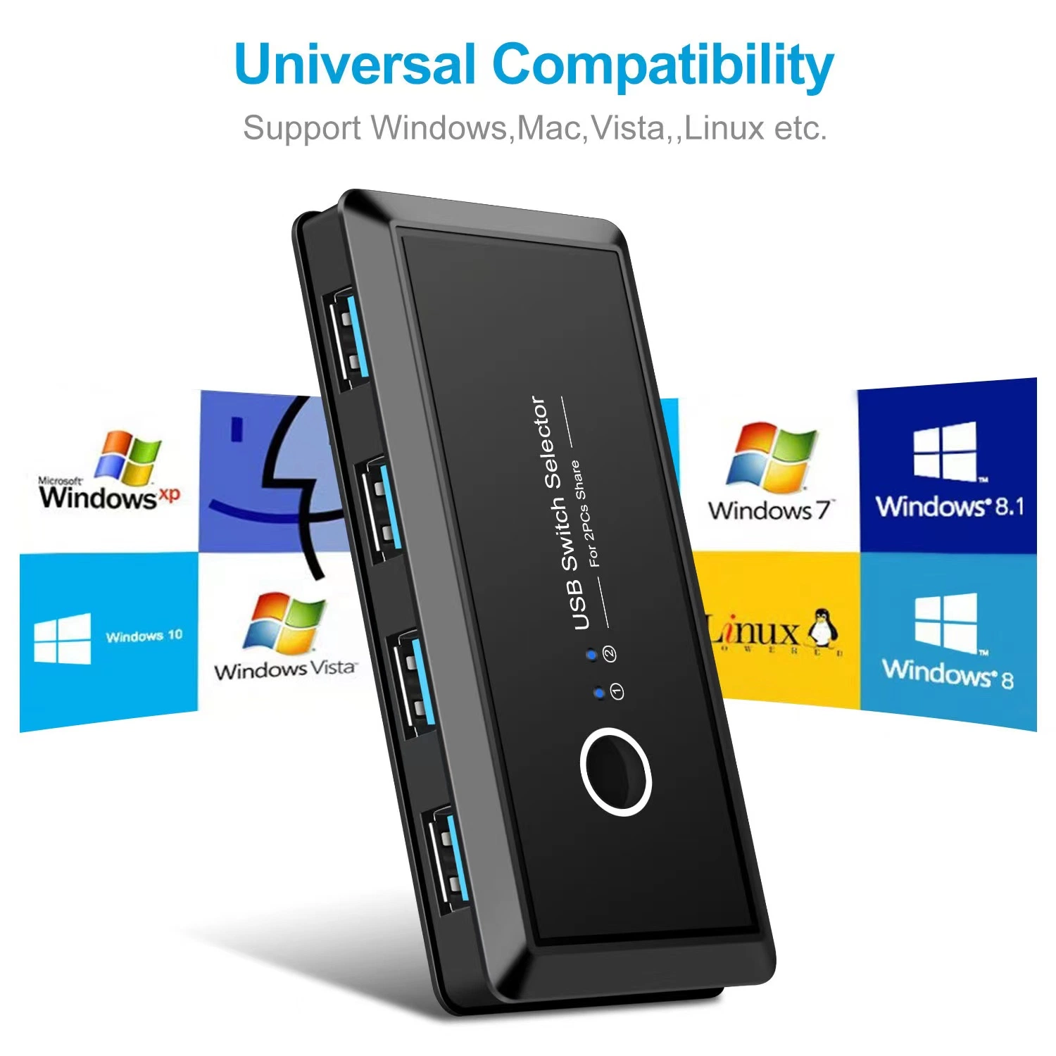 USB 3.0 Commutateur de vitesse de transfert plus rapide