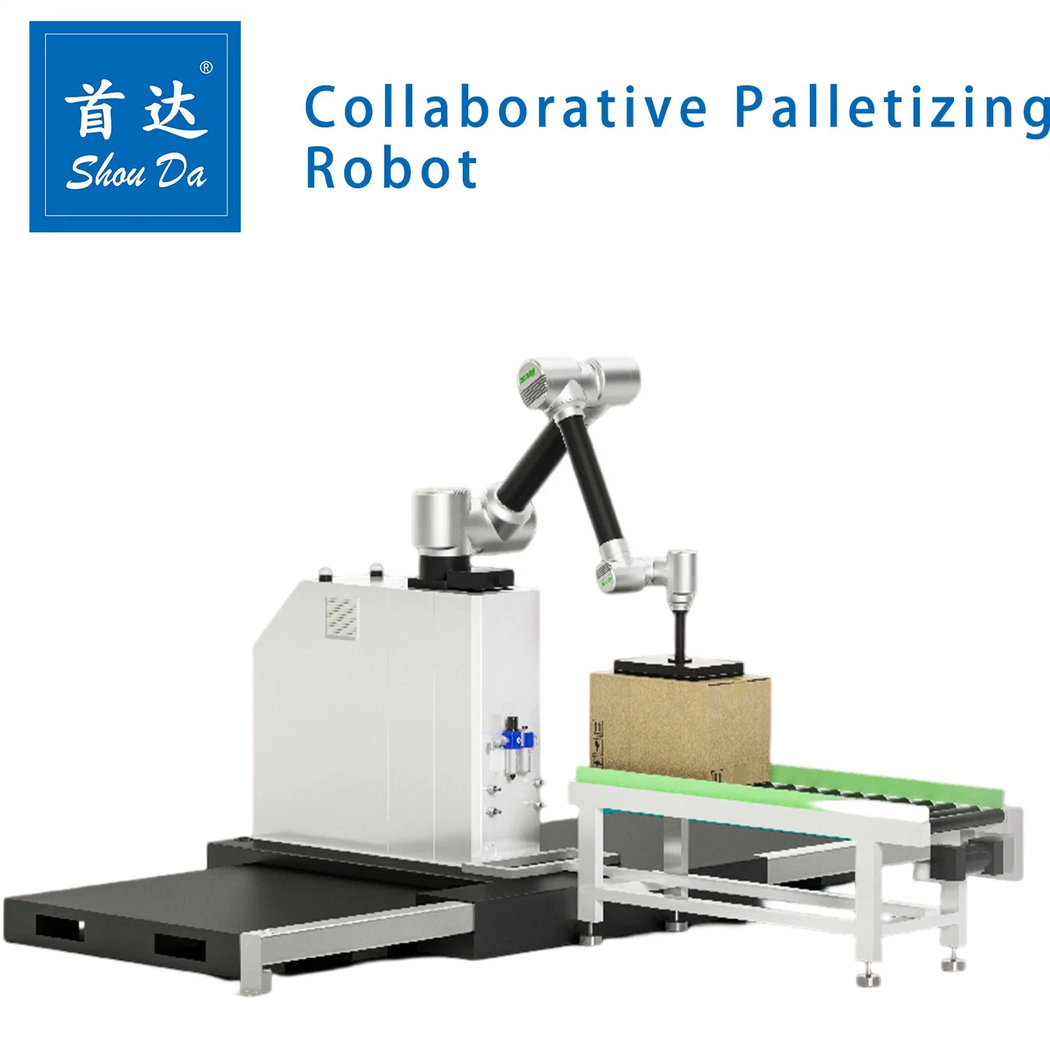Buena generalidad integración flexible latas cartón caso Palletizer robótico de la línea de embalaje la máquina