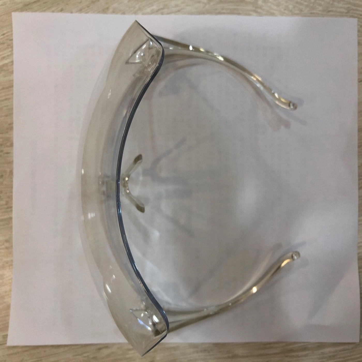 Las existencias de la fábrica de seguridad de alta calidad protector facial Visor tipo gafas Protector de cara