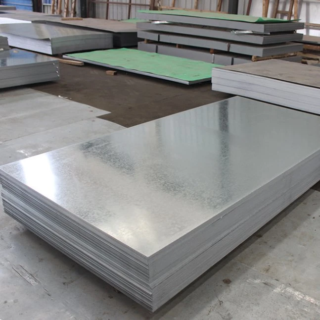 DX51D Z275 24 manómetro Gi Gl galvanizado a quente Galvalume Chapas de aço galvanizado Metal para telhados