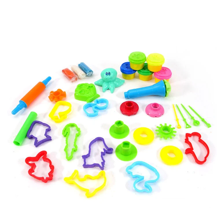 Various Marine Animal Mould Clay Tools Set Juguetes Didacticos Educational Kids Toys Play Dough