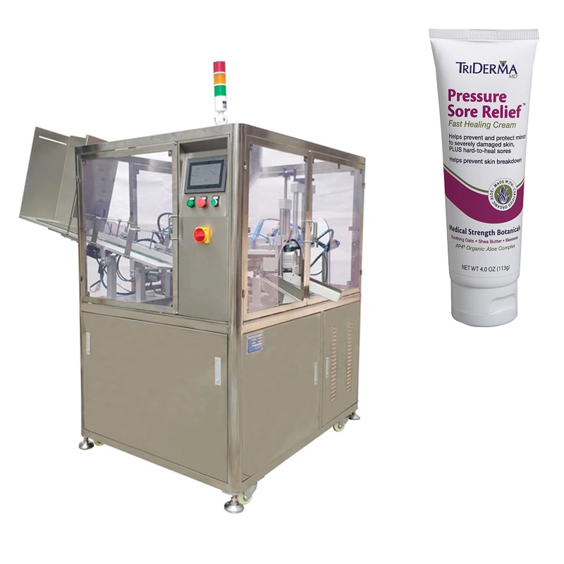 Crème cosmétique complète automatique désinfectant pour les mains Gel dentifrice tube de pommade Machine de conditionnement Industrie de la médecine de remplissage de tube d'aluminium machine de scellement