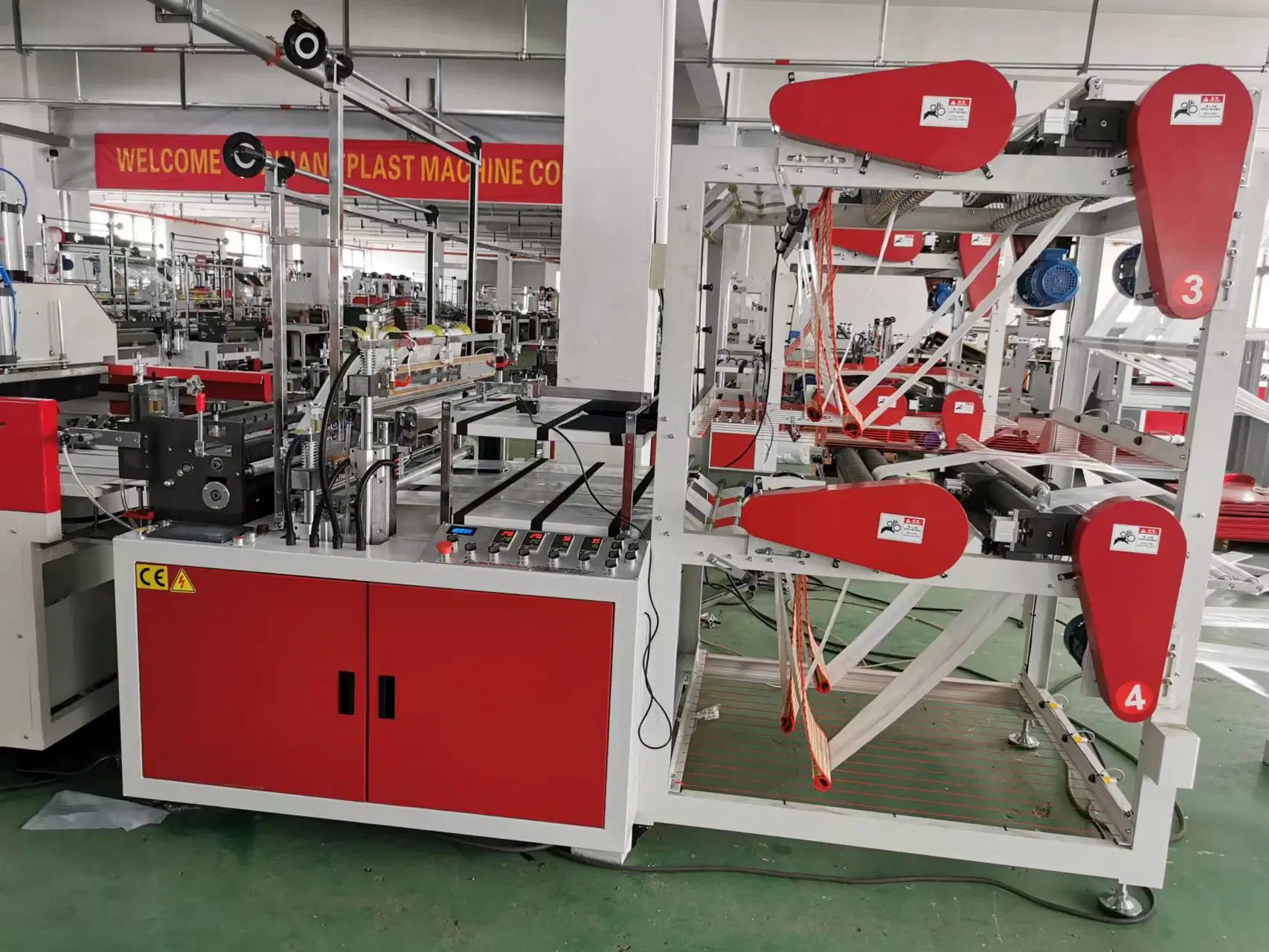 6 Line Biodegradable Bag Cutting and Sealing Machine